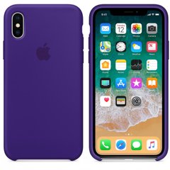 Чехол Silicone Case (AA) для Apple iPhone X (5.8") / XS (5.8")