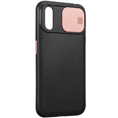 Чехол Camshield Black TPU со шторкой защищающей камеру для Apple iPhone X / XS (5.8")