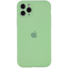 Чохол Silicone Case Full Camera Protective (AA) для Apple iPhone 12 (6.1 "), Мятный / Mint