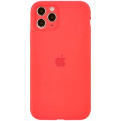 Чохол Silicone Case Full Camera Protective (AA) для Apple iPhone 12 (6.1 "), Оранжевый / Pink citrus