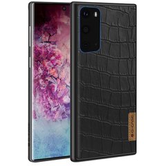 Кожаная накладка G-Case Crocodile Dark series для Samsung Galaxy S20