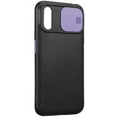 Чехол Camshield Black TPU со шторкой защищающей камеру для Apple iPhone X / XS (5.8")