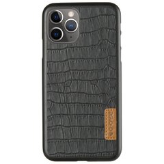 Кожаная накладка G-Case Crocodile Dark series для Apple iPhone 11 Pro Max (6.5")