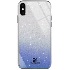 TPU+Glass чехол Swarovski для Apple iPhone X / XS (5.8")
