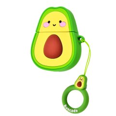 Силиконовый футляр Smile Fruits series для наушников AirPods 1/2 + кольцо