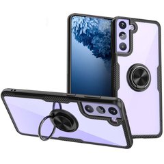 TPU+PC чехол Deen CrystalRing for Magnet (opp) для Samsung Galaxy S21 FE