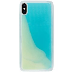 Неоновый чехол Neon Sand glow in the dark для Apple iPhone X / XS (5.8")