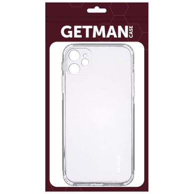 TPU чохол GETMAN Clear 1,0 mm для Apple iPhone 12 (6.1 ")
