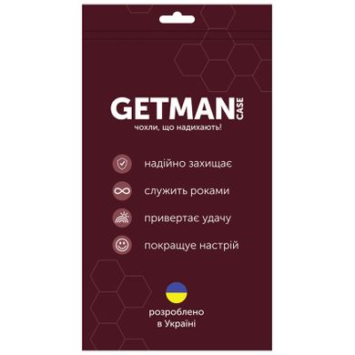 TPU чохол GETMAN Clear 1,0 mm для Apple iPhone 12 (6.1 ")