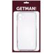 TPU чохол GETMAN Clear 1,0 mm для Apple iPhone 12 (6.1 ")
