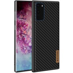 Карбоновая накладка G-Case Dark series для Samsung Galaxy S20